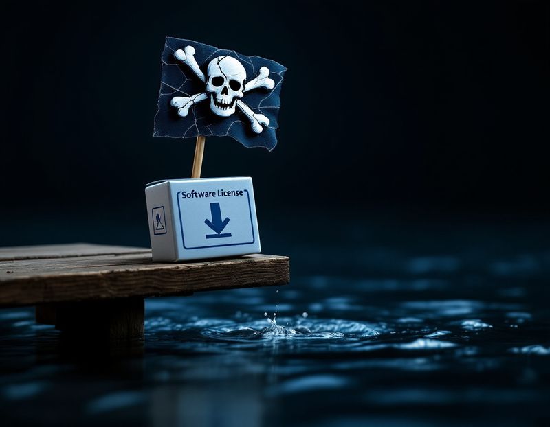 Don't walk the plank with pirated software