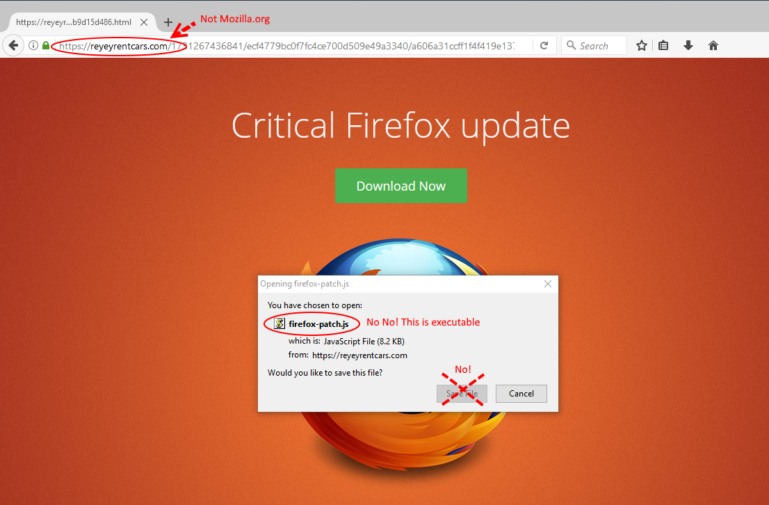 firefox update scam2