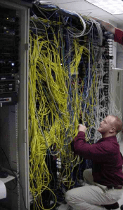 "wiring mess"
